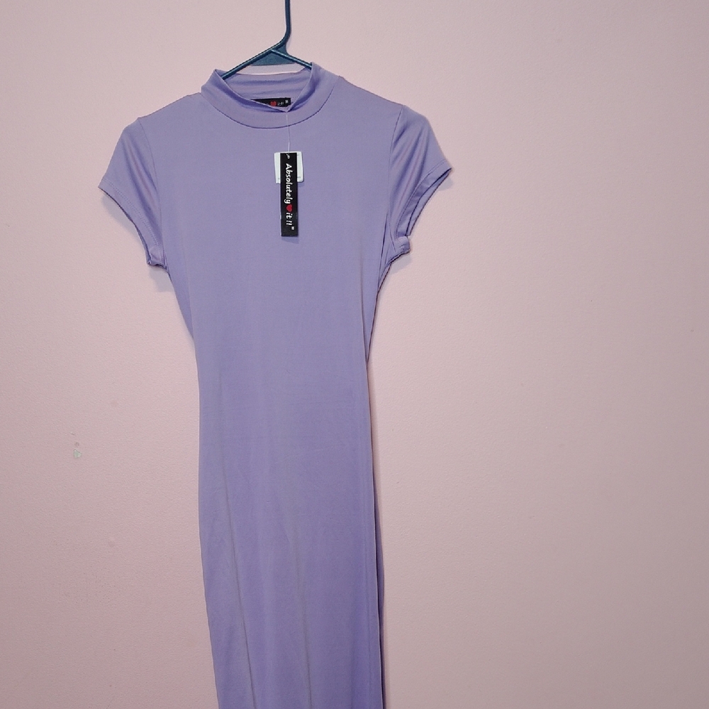 Absolutely Lilac Midi Dress